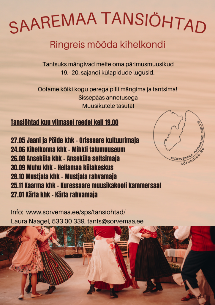 Kuulutus Saaremaa tansiöhtate informatsiooniga